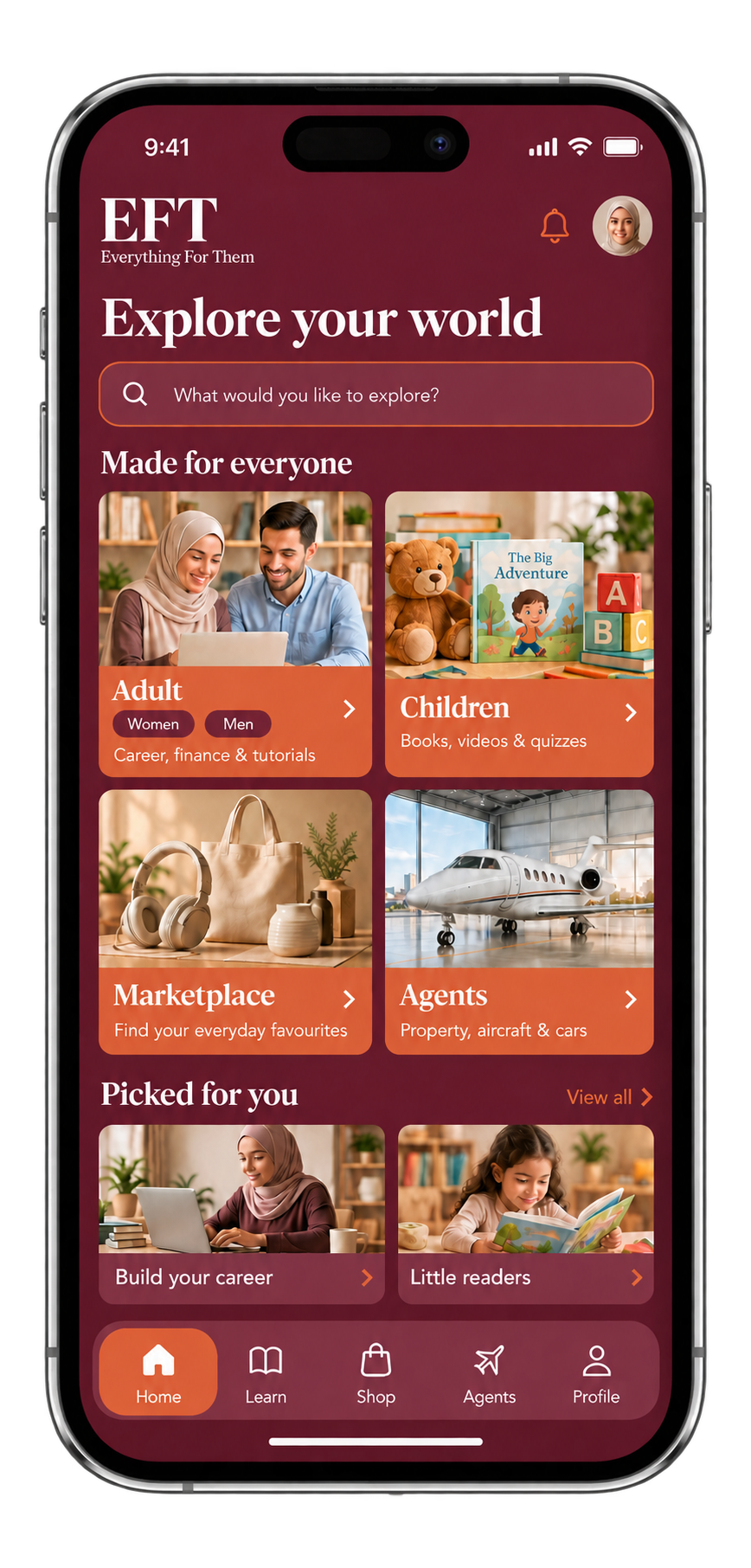Everything For Them mobile app